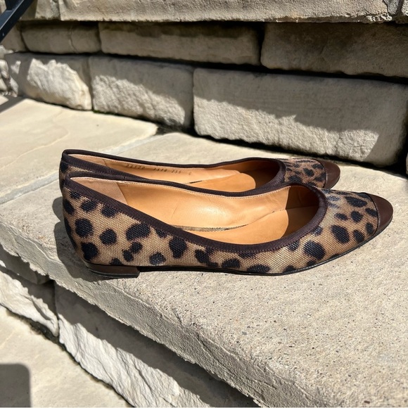 Casadei animal print ballets flats made in Italy Sz 8 - Picture 8 of 10